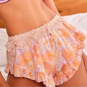 Intimately Free People Golden Slumbers Shorts Ethereal Combo Large Floral